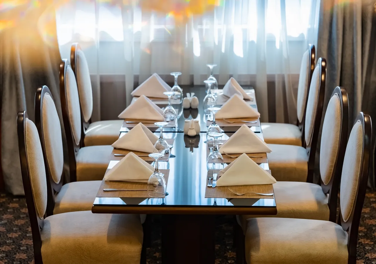 Restaurant aboard the MS Monica Nile Cruise Nile cruise